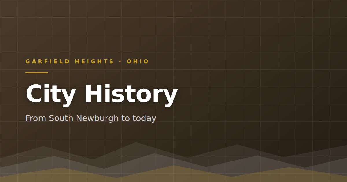 History — Garfield Heights Today